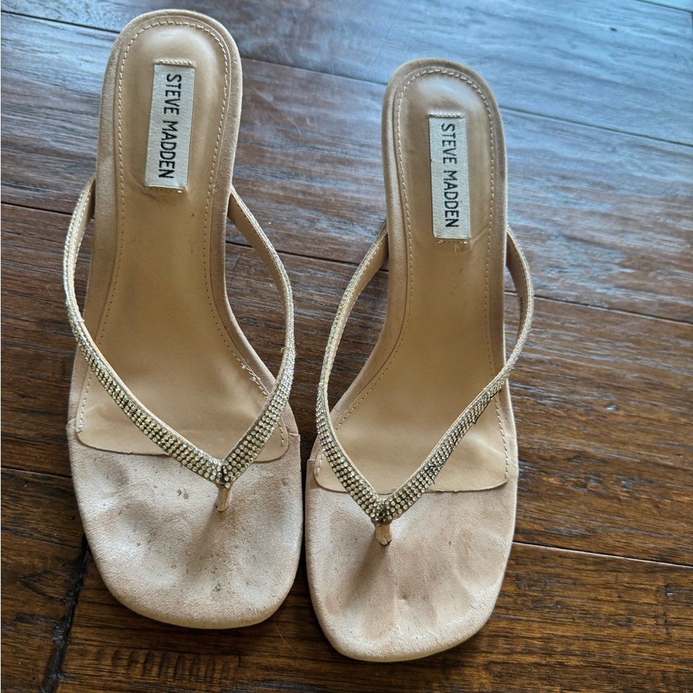 Steve Madden Women’s Crystal mules 8.5